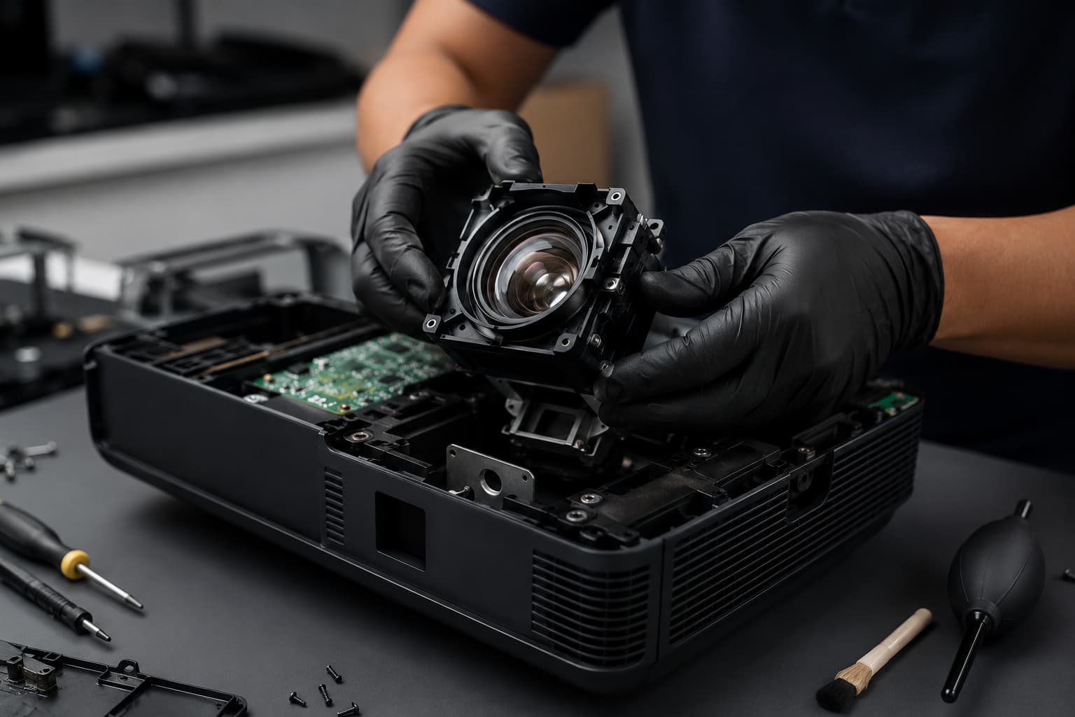 Projetor lente selada: quando fazer a manutenção preventiva?